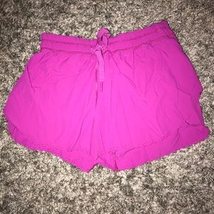 Pink lulu lemon athletica shorts size 2